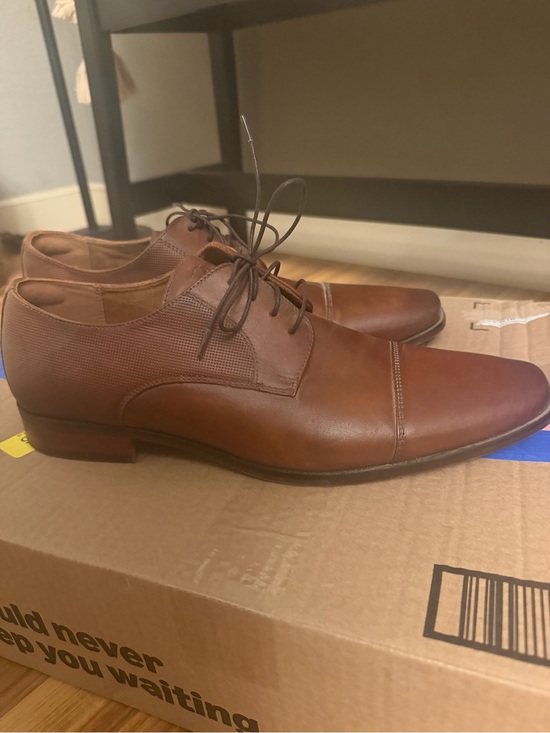Florsheim Other - Men's Florsheim Brown Leather Cap-Toe Dress Shoes